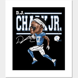 D.J. Chark Carolina Cartoon Posters and Art